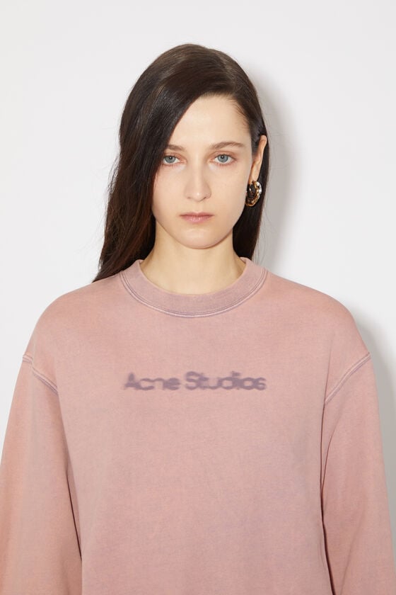 Acne Studios Pullover mit verschwommenem Logo Online Shopping