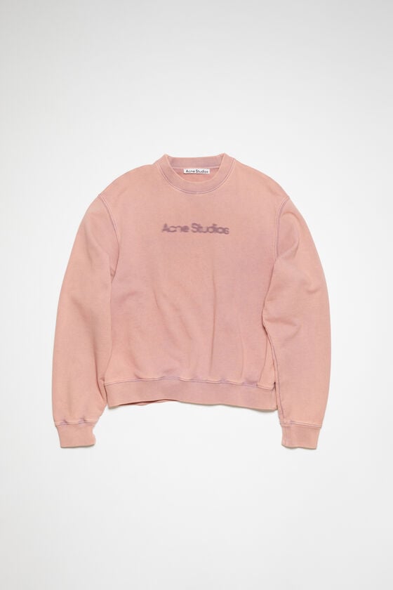 Acne Studios Pullover mit verschwommenem Logo Online Shopping