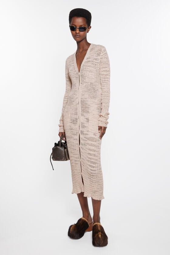 Acne Studios Cardigan aus breitem Rippstrick Weihnachtsangebot