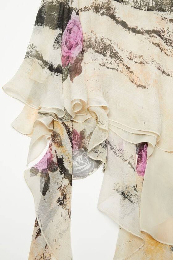 Acne Studios Bedrucktes Trägerkleid Vatertagsangebot