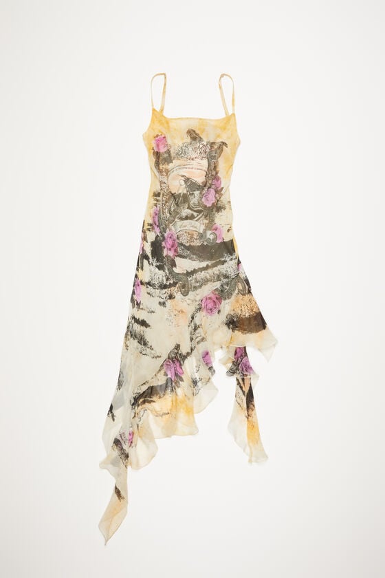 Acne Studios Bedrucktes Trägerkleid Vatertagsangebot