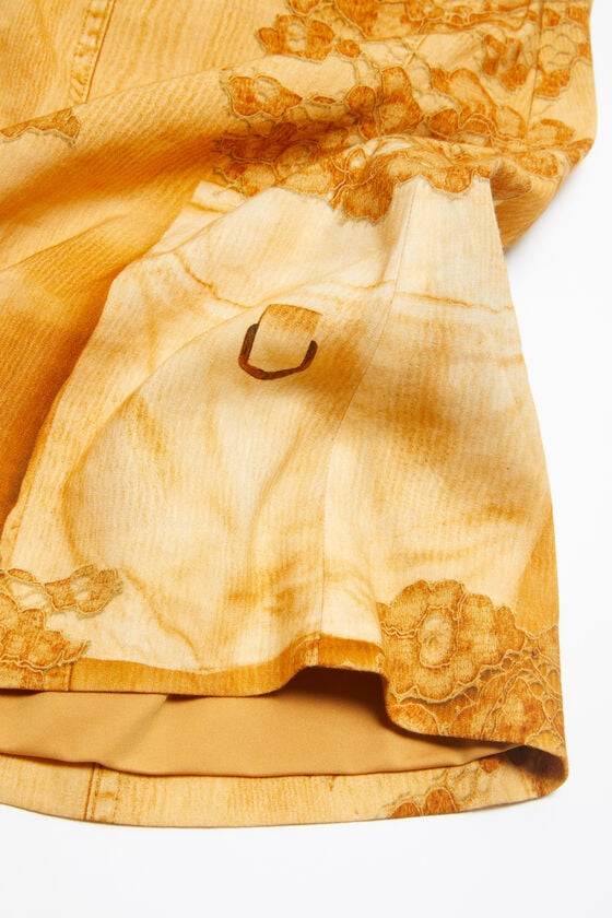 Acne Studios Trägerkleid mit Trompe-l'oeil-Print Zeitlich begrenztes Angebot