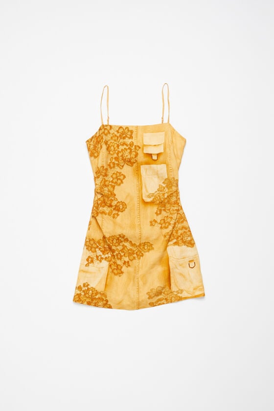 Acne Studios Trägerkleid mit Trompe-l'oeil-Print Zeitlich begrenztes Angebot