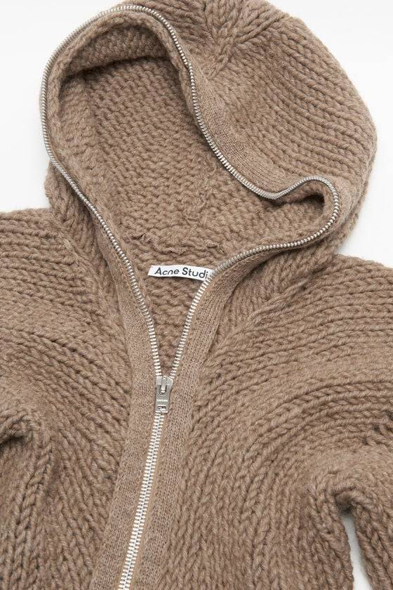 Acne Studios Hooded wool dress Laufsteg-Show Räumungsverkauf