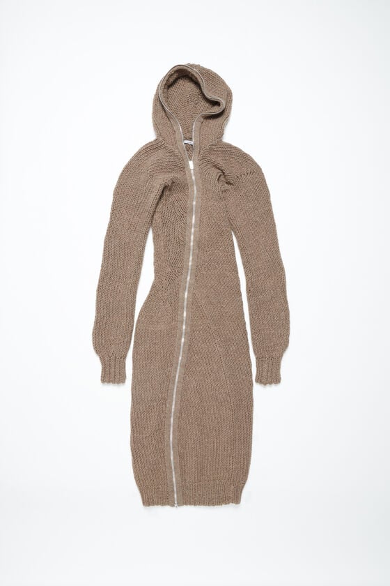 Acne Studios Hooded wool dress Laufsteg-Show Räumungsverkauf