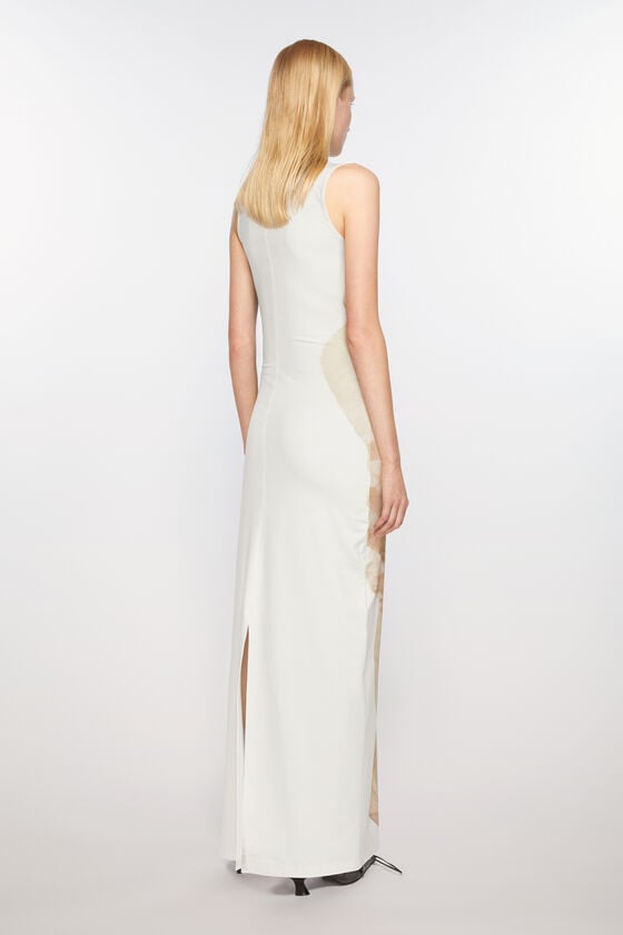 Acne Studios Bedrucktes langes Kleid Laufsteg-Show Sonderangebote