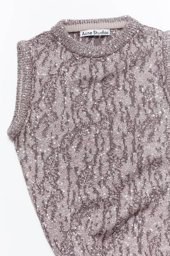 Acne Studios Jacquard-Strickkleid Laufsteg-Show Letzte 3 Tage