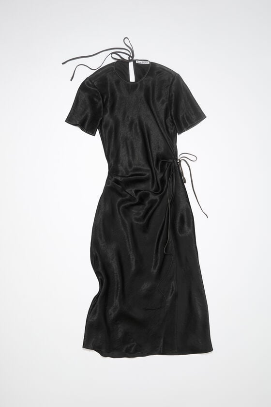 Acne Studios Wickelkleid aus Satin JETZT KAUFEN