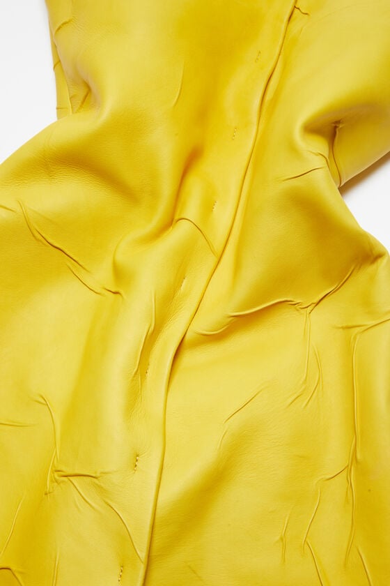 Acne Studios Bustierkleid aus Leder Laufsteg-Show Bis zu 50% Rabatt