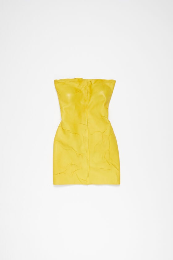 Acne Studios Bustierkleid aus Leder Laufsteg-Show Bis zu 50% Rabatt
