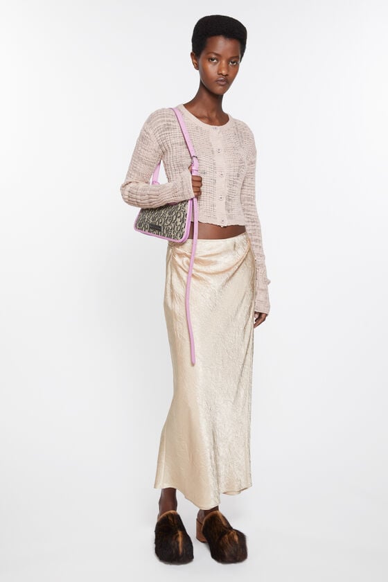 Acne Studios Wickelrock aus Satin Valentinstagsangebot