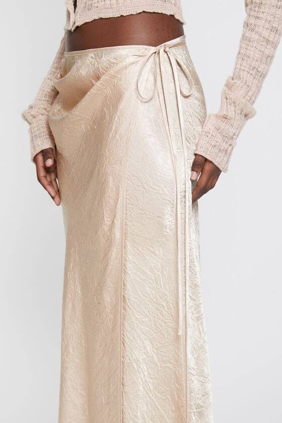 Acne Studios Wickelrock aus Satin Valentinstagsangebot