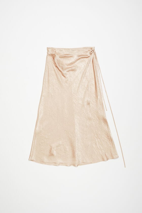 Acne Studios Wickelrock aus Satin Valentinstagsangebot