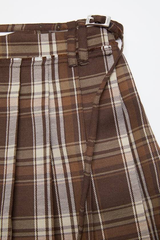 Acne Studios Asymmetrischer Faltenrock Online Outlet