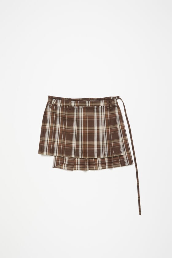 Acne Studios Asymmetrischer Faltenrock Online Outlet