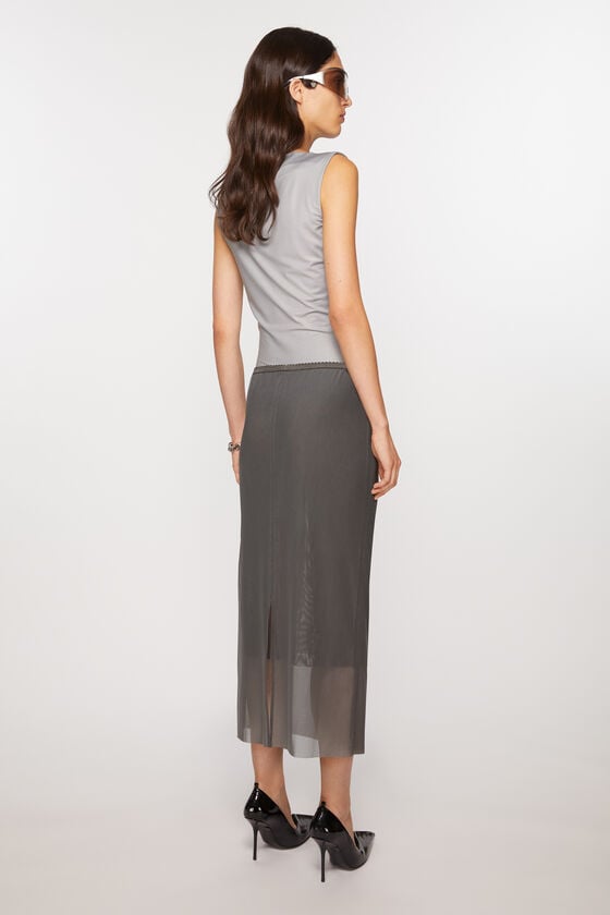Acne Studios Mesh-Rock Laufsteg-Show Saisonale Angebote