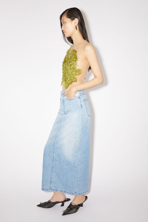 Acne Studios Mittellanger Jeansrock VIP-Rabatte