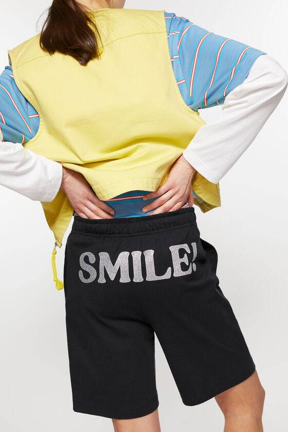 Acne Studios Bedruckte Sweat-Shorts Unisex Neueste Stile