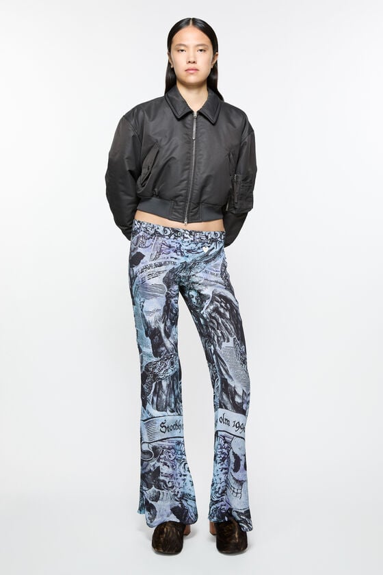 Acne Studios Bedruckte Hose Riesige Rabatte