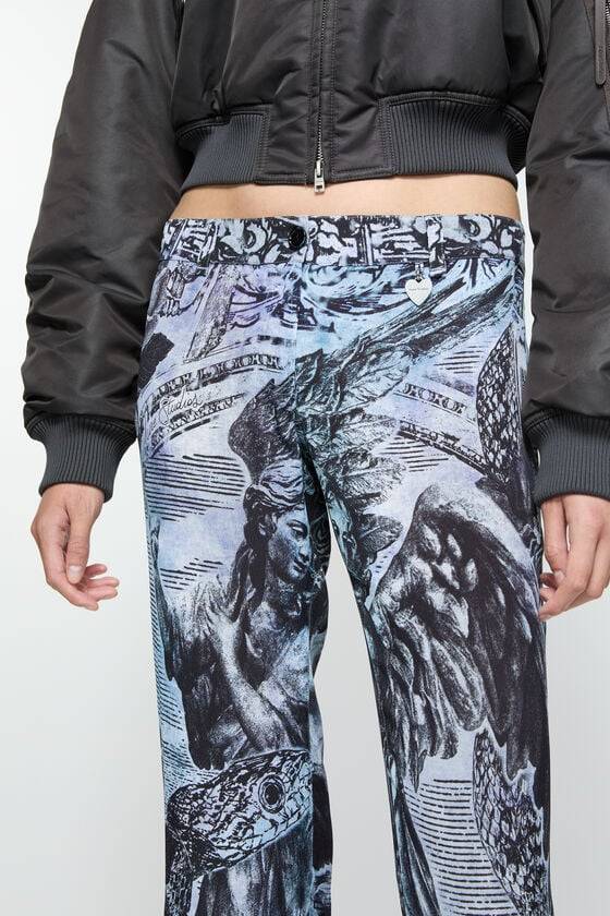 Acne Studios Bedruckte Hose Riesige Rabatte