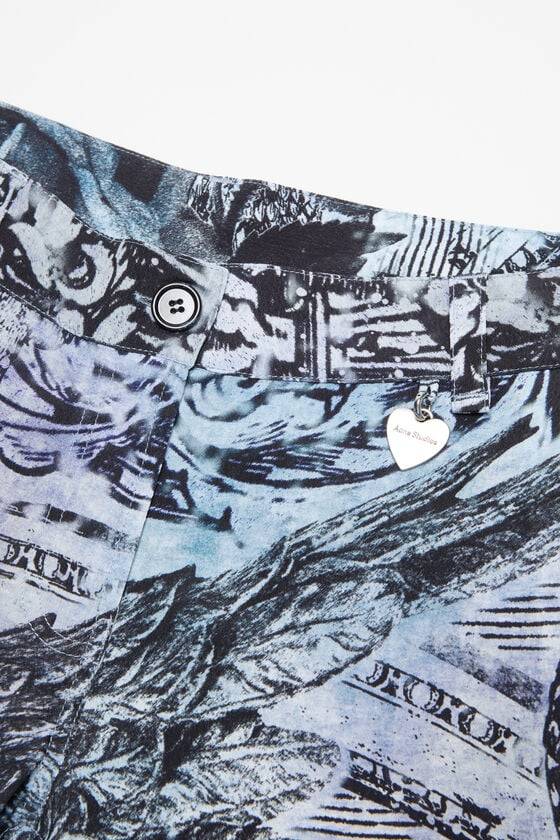 Acne Studios Bedruckte Hose Riesige Rabatte