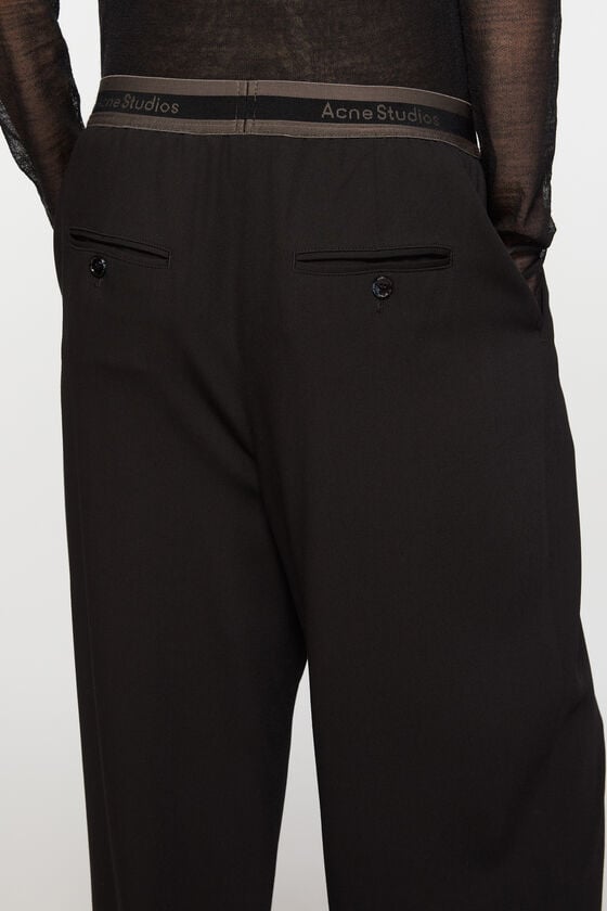 Acne Studios Hose mit Logo-Tape Clearance-Verkauf