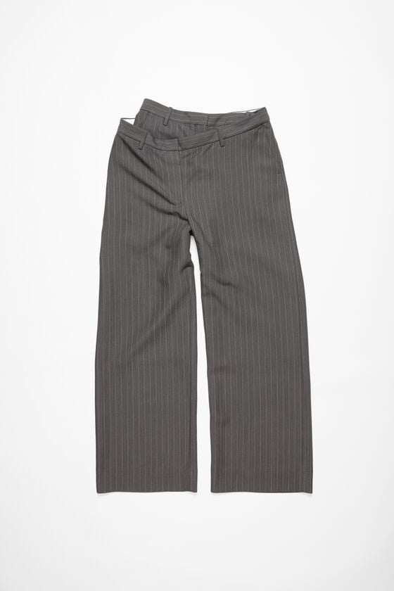 Acne Studios Dekonstruierte Nadelstreifenhose Kostenloser Versand international