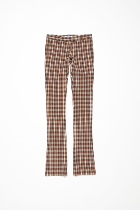 Acne Studios Check tailored trousers Laufsteg-Show zollfrei
