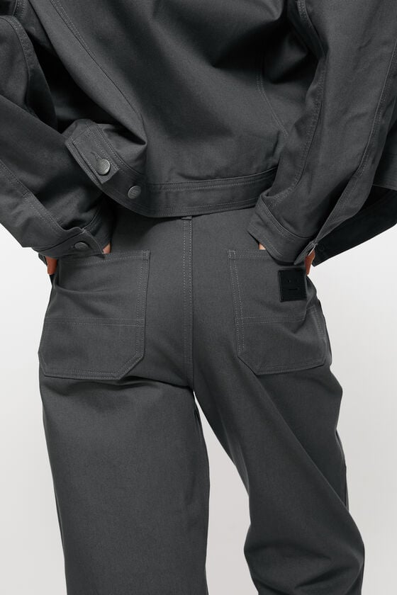 Acne Studios Canvas-Hose mit Patch-Konstruktion Unisex Verkauf