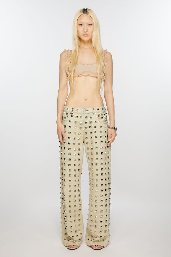 Acne Studios Jeans mit Nieten - Lockere Passform Laufsteg-Show