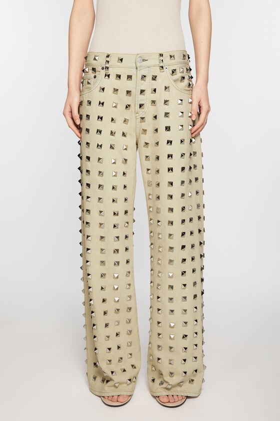Acne Studios Jeans mit Nieten - Lockere Passform Laufsteg-Show Fabrik Onlineshop