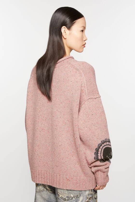 Acne Studios Bedruckter Pullover aus Wollmischung Versandkostenfrei