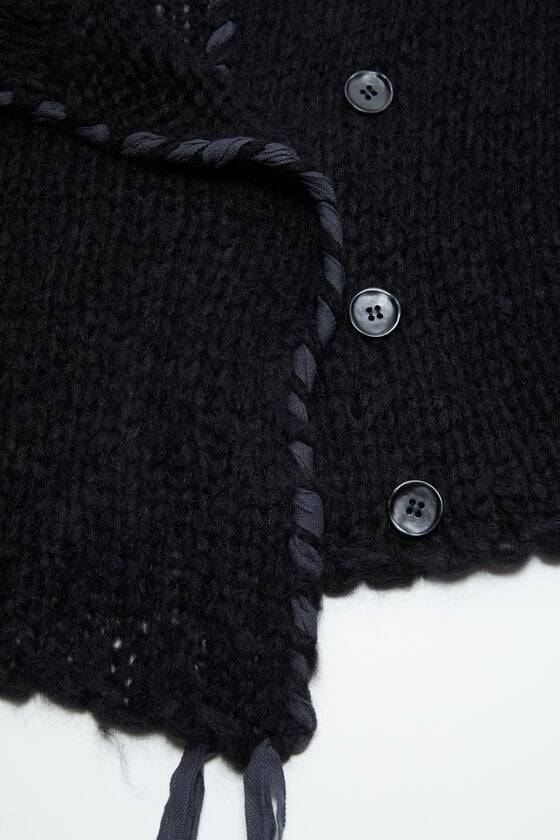 Acne Studios Strickjacke mit Schnürung Exklusivangebot