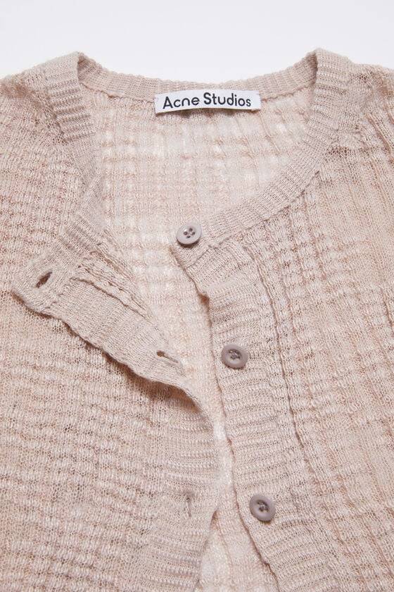 Acne Studios Strickjacke aus breitem Rippstrick Osterangebot