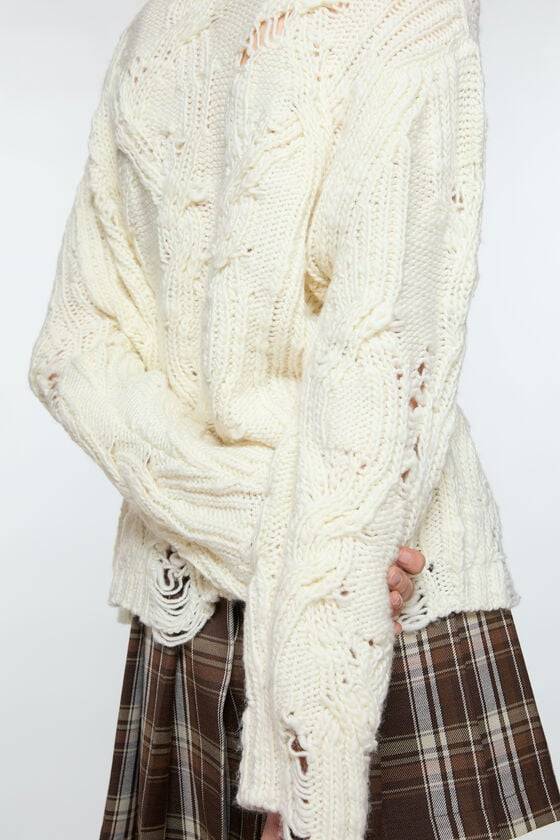Acne Studios Häkelpullover im Used-Look Valentinstagsangebot