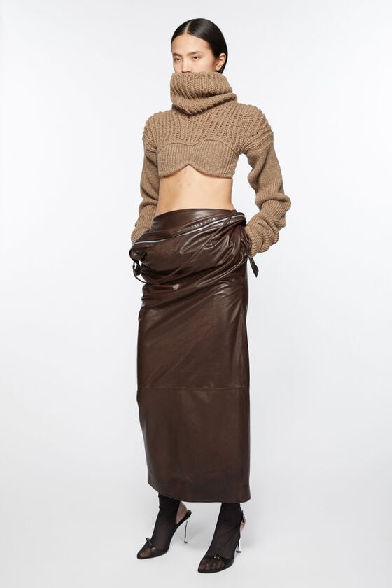 Acne Studios Cropped high neck knit Laufsteg-Show Lagerräumung