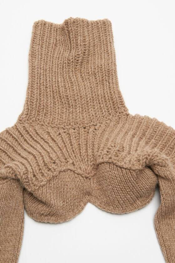 Acne Studios Cropped high neck knit Laufsteg-Show Lagerräumung