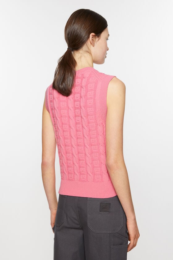 Acne Studios Ärmelloser Zopfstrickpullover Unisex Exklusive Angebote