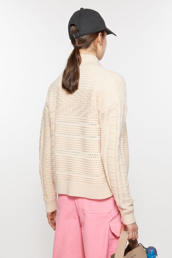 Acne Studios Strickjacke aus Patchwork-Strick Unisex Bestseller
