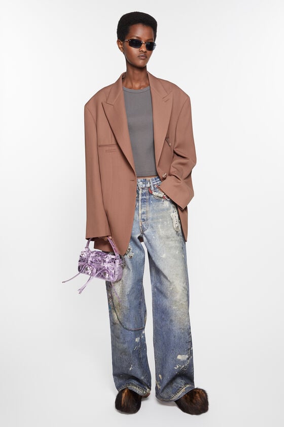 Acne Studios Einreihige Jacke Bis zu 65% Rabatt