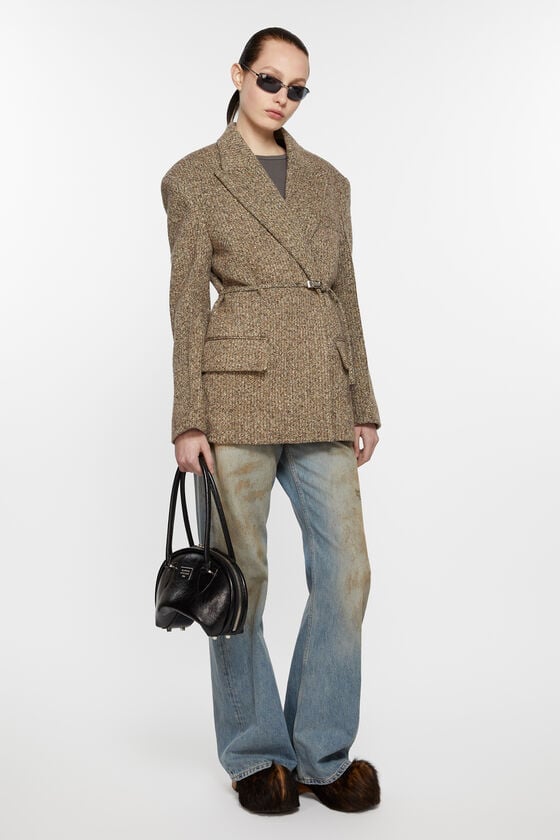 Acne Studios Einreihige Anzugjacke Sonderangebot der Fabrik