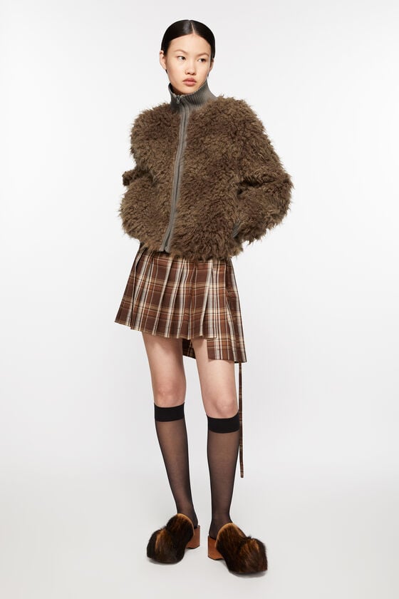 Acne Studios Pelzjacke Nur noch ein Tag übrig