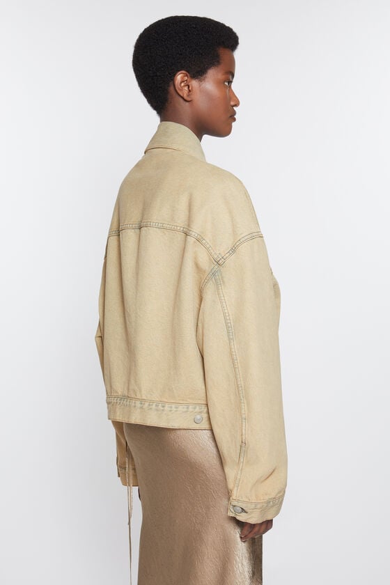 Acne Studios Jeansjacke - Oversized Croppped Fit Kostenloser Versand international