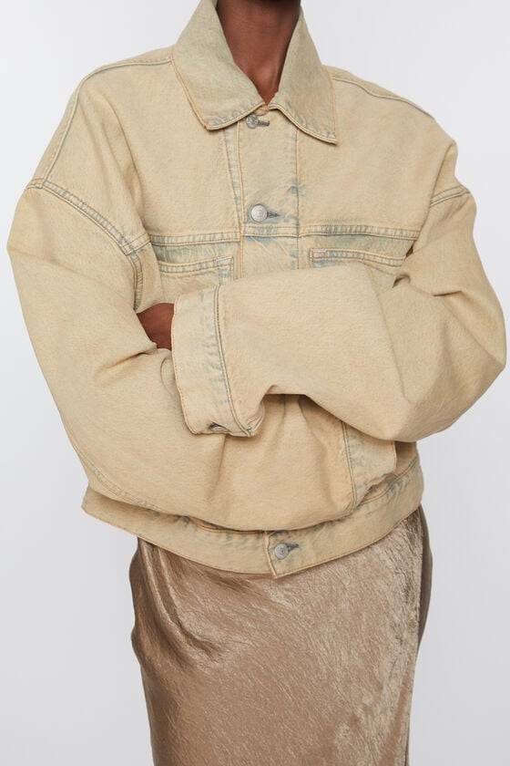 Acne Studios Jeansjacke - Oversized Croppped Fit Kostenloser Versand international