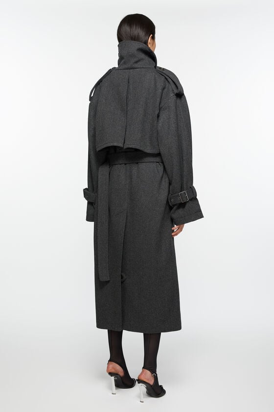 Acne Studios Mantel mit Gürtel Fabrikladen