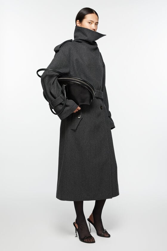 Acne Studios Mantel mit Gürtel Fabrikladen