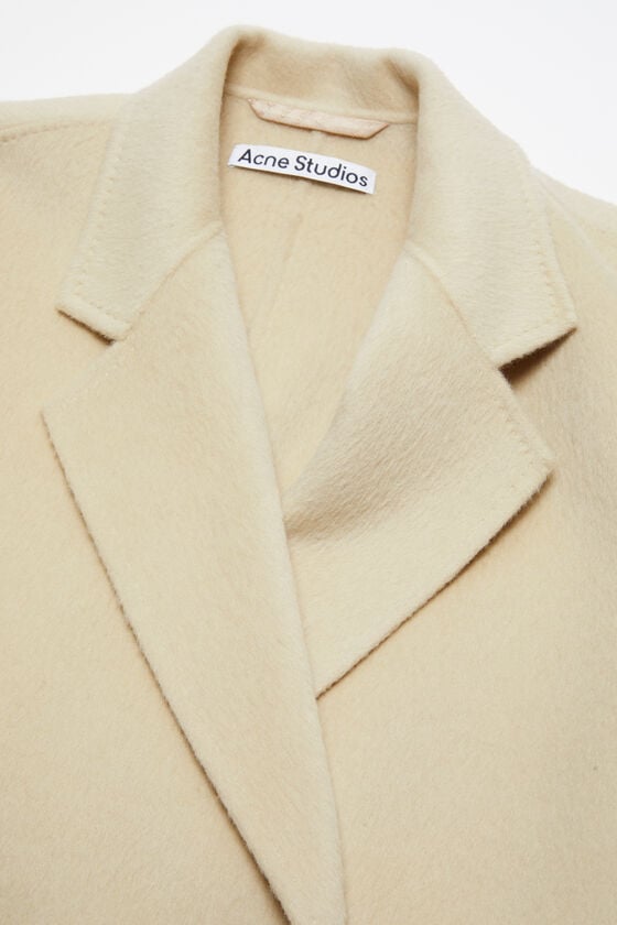Acne Studios Zweireihiger Wollmantel Im Verkauf