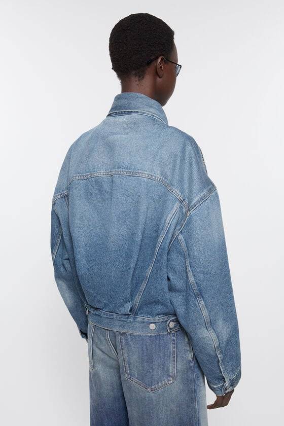 Acne Studios Jeansjacke - Lockere Cropped-Passform 50% Rabatt für begrenzte Zeit