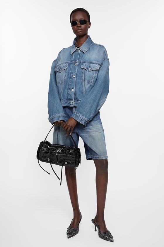 Acne Studios Jeansjacke - Lockere Cropped-Passform 50% Rabatt für begrenzte Zeit