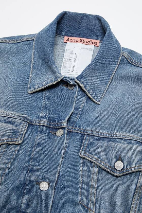 Acne Studios Jeansjacke - Lockere Cropped-Passform 50% Rabatt für begrenzte Zeit
